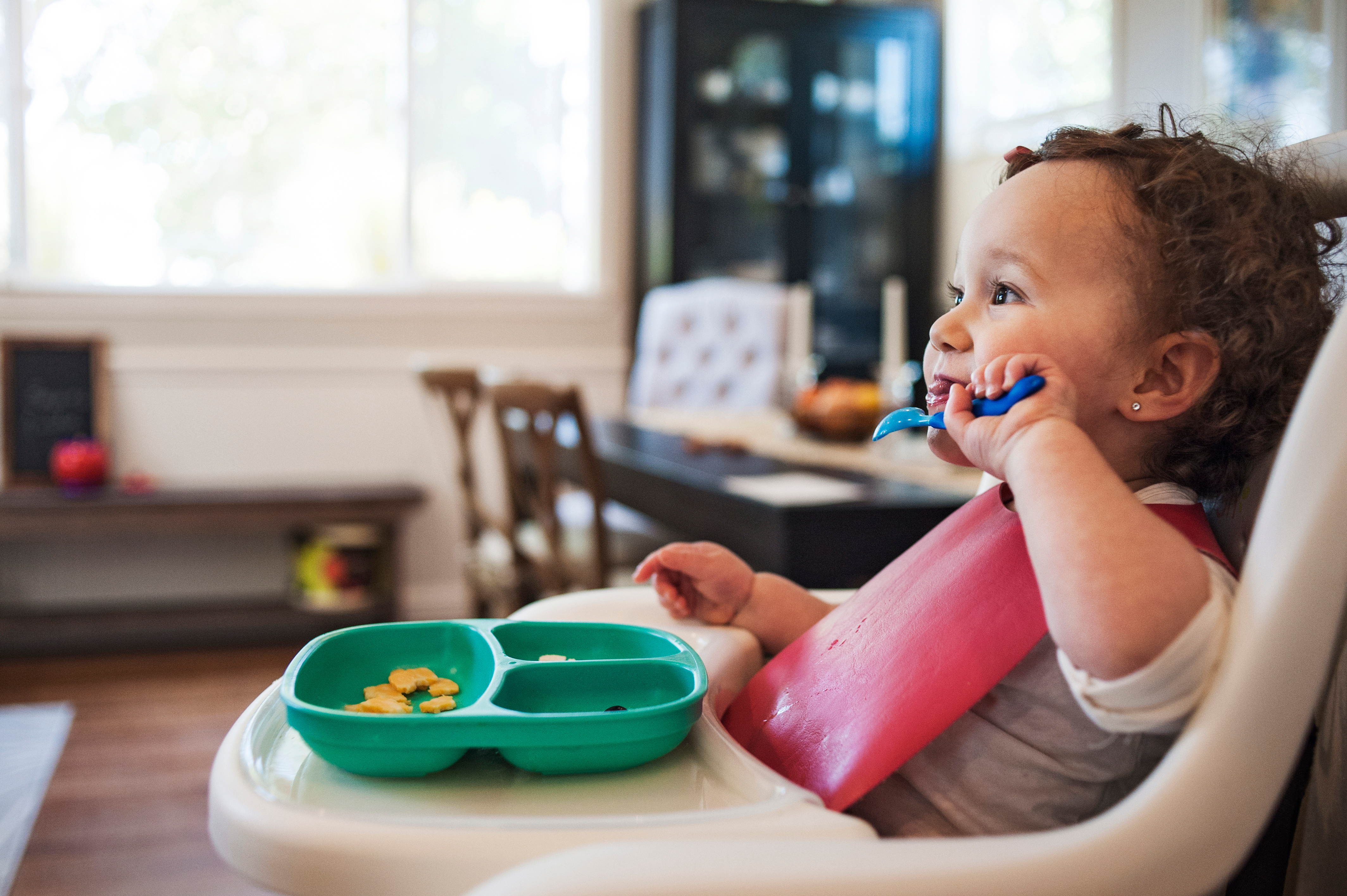 Sister and baby brother